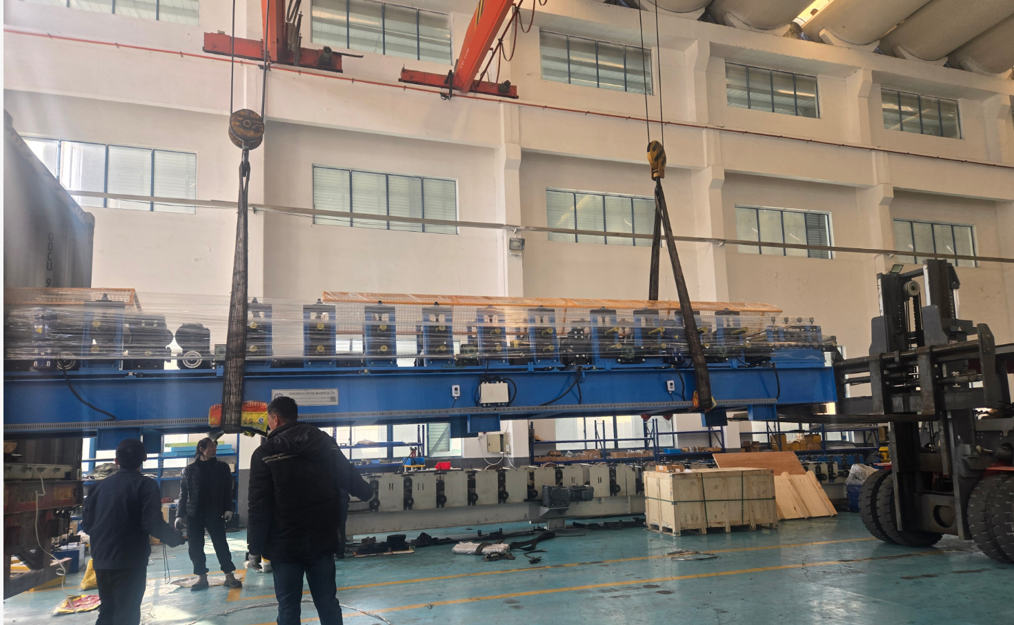 Full-Automatic C-Purlin Roll Forming Machine Shipment to USA