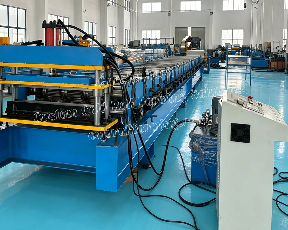 Step Tile Roll Forming Machine：Precision roll forming equipment for metal step roof tiles