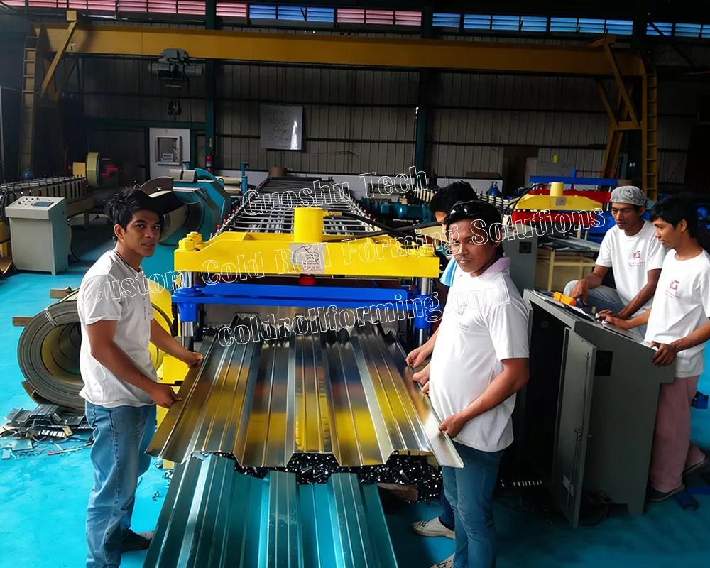 Custom Floor Deck Roll Forming Machine